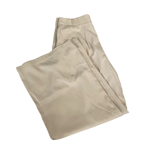 Anthropologie Amadi Khaki Wide Leg Trousers - Picture 6 of 6